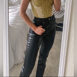 Faux leather pants size 26 ASOS Design